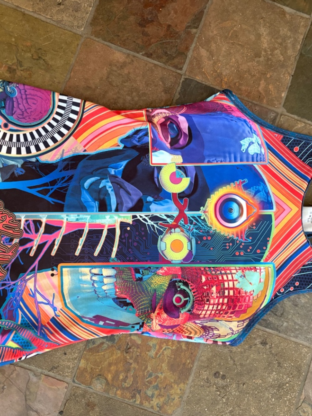 Vision Lab x Android Jones Psychedelic Tank Top Size Small - Picture 6 of 8